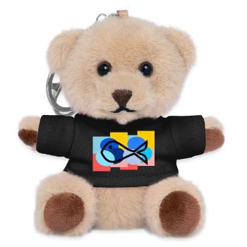 FISH. SARDINE. APRIL FOOL. SEA. OCEAN - Teddy Keyring - black - Front