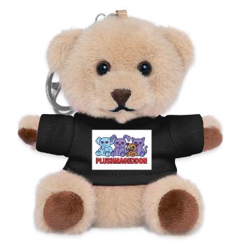 Plushmageddon - Teddy Schlüsselanhänger - Schwarz - Vorne