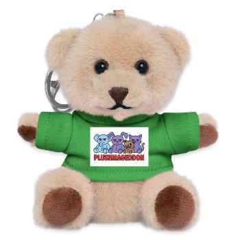 Plushmageddon - Teddy Schlüsselanhänger - Grün - Vorne