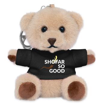 Shofar so good - Teddy Keyring - black - Front