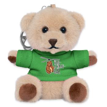 Ein Hubschrau-Bär! Ein lustiger fliegender Bär - Teddy Schlüsselanhänger - Grün - Vorne
