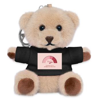 Measure Life in Moments of Love - Teddy Keyring - black - Front