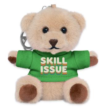 Skill-Problem - Lustige Gen Alpha Memes - Teddy Schlüsselanhänger - Grün - Vorne