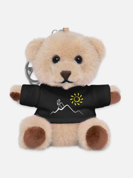 Mountain hiker in the sun - Teddy Keyring - black