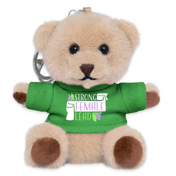 Strong Female Lead Feminism Empowerment Women - Teddy Keyring - green - Front