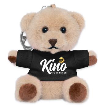 Kino Flüsterer - Teddy Schlüsselanhänger - Schwarz - Vorne