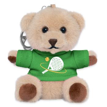 Je peux pas j ai padel - Porte-clés ourson - vert - Devant