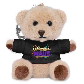 Cadeau du costume mignon de la Souris de Carnaval - Porte-clés ourson - noir - Devant