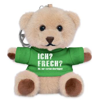 Verbally - Teddy Keyring - green - Front