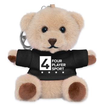 4 Four Player Sport Team Outfit Padel Tennis - Teddy Keyring - black - Front