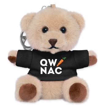 QW NAC – Your Favorite Shortcut in Premium Version - Teddy Keyring - black - Front