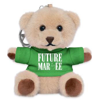 Bride-to-be Humor Party Bachelorette - Teddy Keyring - green - Front