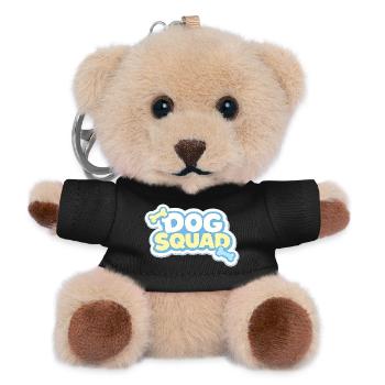 Dog Squad Pastel Paws - Teddy Keyring - black - Front