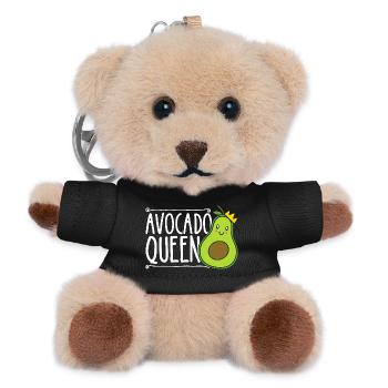 Avocado Queen - Teddy Keyring - black - Front