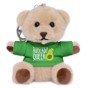 Avocado Queen - Teddy Keyring - green - Front