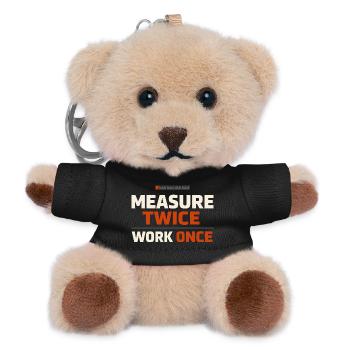 Blue Collar Lifestyle Blue Collar Pride Working - Teddy Schlüsselanhänger - Schwarz - Vorne