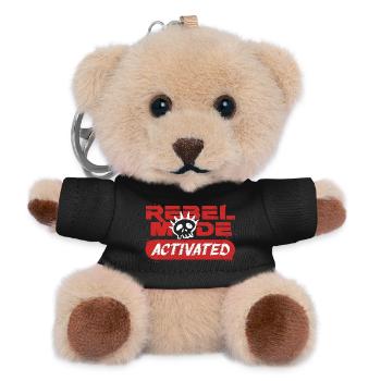 Punk For A Day Rebel Mode Activated - Teddy Keyring - black - Front