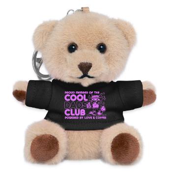 Cool Dads Club - Dad Dad Father's Day Gift - Teddy Keyring - black - Front