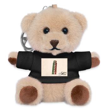Azzo - Teddy Schlüsselanhänger - Schwarz - Vorne