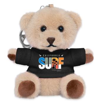 California Surf Retro Logo - Teddy Schlüsselanhänger - Schwarz - Vorne