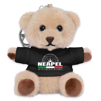 Neapel - Teddy Schlüsselanhänger - Schwarz - Vorne