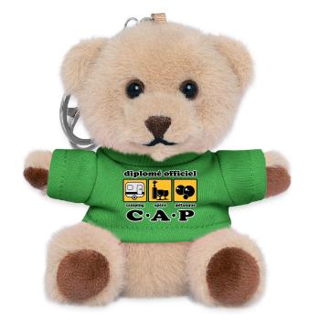 Camping Aperitif Schalen flex - Teddy Schlüsselanhänger - Grün - Vorne