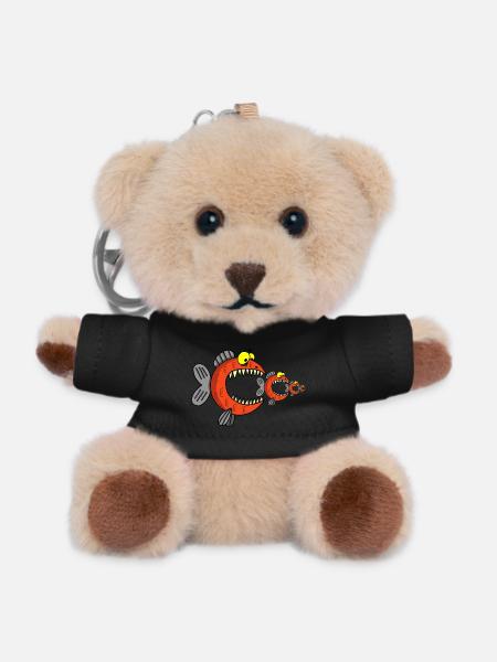 Poissons et chaîne alimentaire - Porte-clés ourson - noir