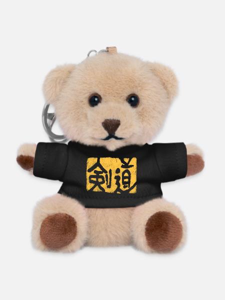 Kendo VINTAGE Poinçon - Porte-clés ourson - noir