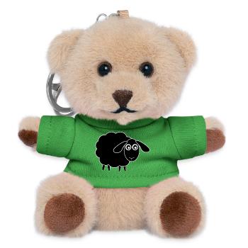 mouton mouton noir - Porte-clés ourson - vert - Devant