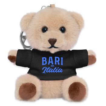 Bari Italia Lettering Blue - Teddy Keyring - black - Front