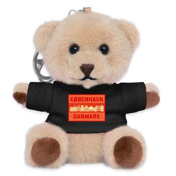 Copenhagen - Denmark - Teddy Keyring - black - Front