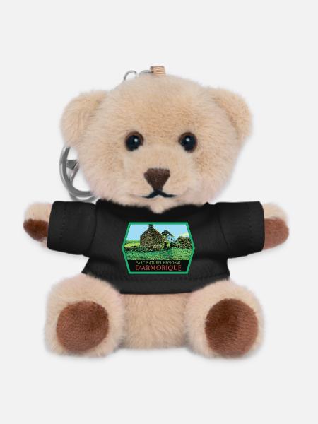 Armorique Nature Authentique Regional Nature Nature Park - Teddy Keyring - black