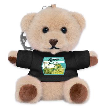 Algarve, Notre Dame da Rocha, Veranden - Teddy Schlüsselanhänger - Schwarz - Vorne