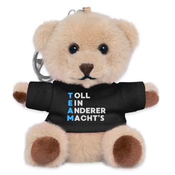 TEAM Toll Ein Anderer Macht`s - Teddy Schlüsselanhänger - Schwarz - Vorne