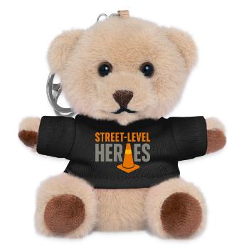 Road Construction Team Asphalt Concrete Team - Teddy Keyring - black - Front