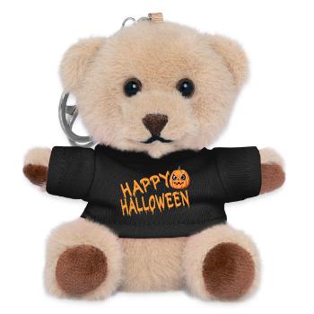 Halloween  - Teddy Schlüsselanhänger - Schwarz - Vorne