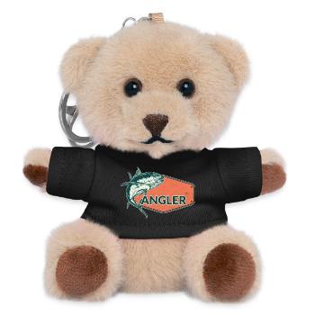 Angler Fish USA Design Orange - Teddy Schlüsselanhänger - Schwarz - Vorne