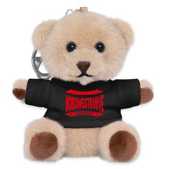 Frankfurt Nordwestkurve Hoodie, Red, Eagle Power - Teddy Keyring - black - Front