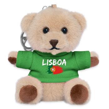 Lisboa Portugal Lissabon - Teddy Schlüsselanhänger - Grün - Vorne