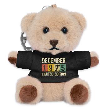 Édition limitée cadeau d’anniversaire de décembre 1975 - Porte-clés ourson - noir - Devant