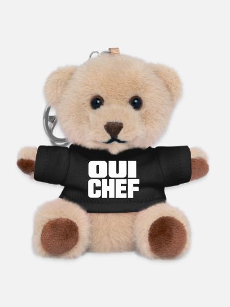 Qui Chef - Teddy Keyring - black