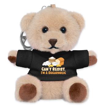 Sugarholic Kitchen Graphic Tee - Teddy Keyring - black - Front