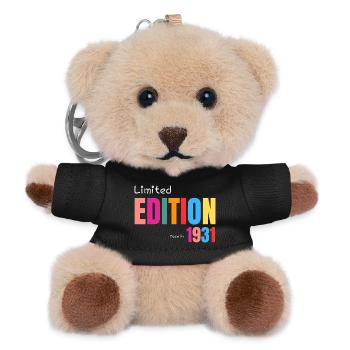 Limitierte Auflage Hergestellt 1931 - Teddy Schlüsselanhänger - Schwarz - Vorne