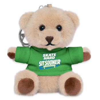 Ligue de la Bière Hockey Humour des joueurs drôles de hockey - Porte-clés ourson - vert - Devant