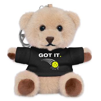 Got it lustiges Pickleball Spieler - Teddy Schlüsselanhänger - Schwarz - Vorne