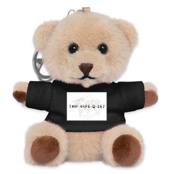 Global Geometric Map with Network - Teddy Keyring - black - Front