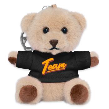 Team - Teddy Schlüsselanhänger - Schwarz - Vorne