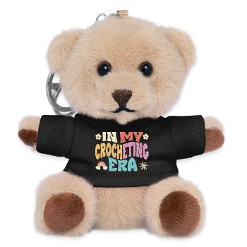 In my Crocheting Era - Teddy Schlüsselanhänger - Schwarz - Vorne
