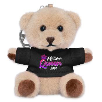 Matura Queen Maturantin - Teddy Schlüsselanhänger - Schwarz - Vorne