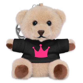 crown - Teddy Keyring - black - Front